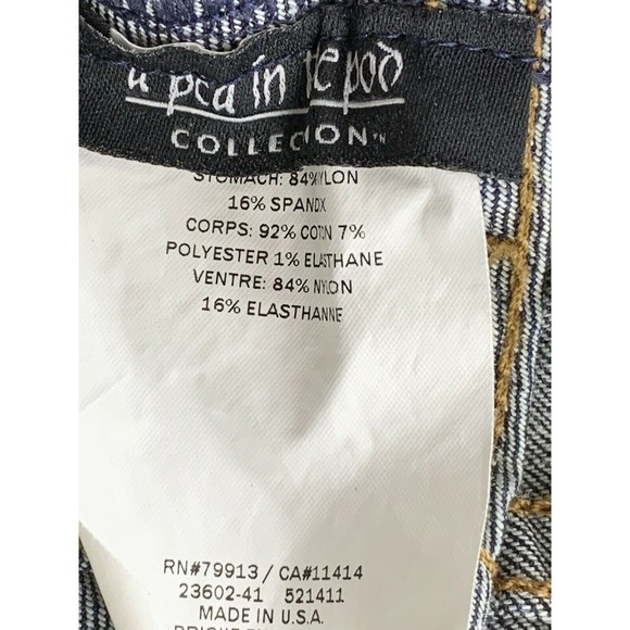 A Pea in the Pod J Brand Maternity Blue Jeans Boot - Picture 7 of 10